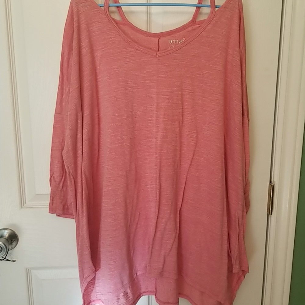 Cute plus size curvy womans top
